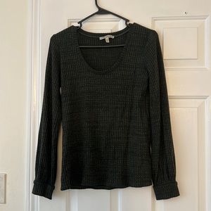 Express long sleeve waffle shirt